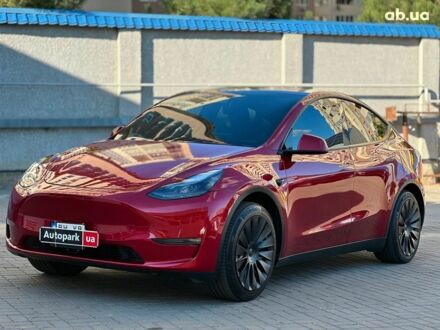 Червоний Тесла Model Y, об'ємом двигуна 0 л та пробігом 26 тис. км за 29940 $, фото 1 на Automoto.ua