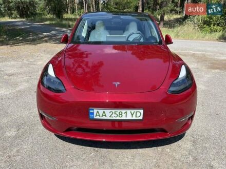 Красный Тесла Model Y, объемом двигателя 0 л и пробегом 27 тыс. км за 39000 $, фото 1 на Automoto.ua