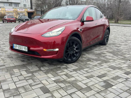 Червоний Тесла Model Y, об'ємом двигуна 0 л та пробігом 22 тис. км за 28500 $, фото 1 на Automoto.ua