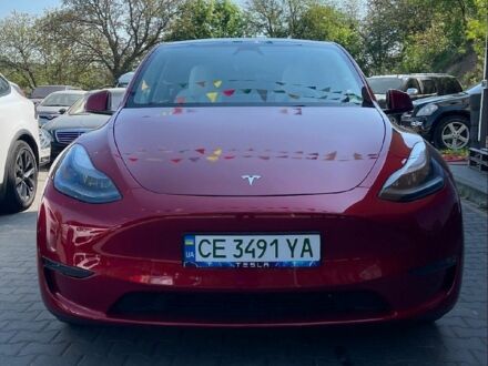 Червоний Тесла Model Y, об'ємом двигуна 0 л та пробігом 35 тис. км за 26900 $, фото 1 на Automoto.ua