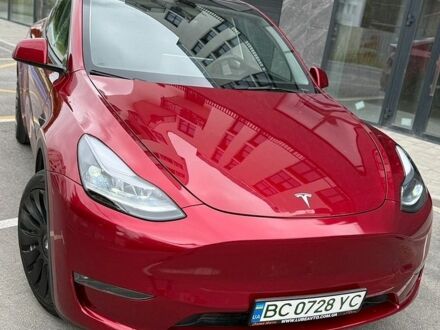 Червоний Тесла Model Y, об'ємом двигуна 0 л та пробігом 10 тис. км за 25800 $, фото 1 на Automoto.ua