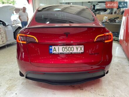 Червоний Тесла Model Y, об'ємом двигуна 0 л та пробігом 75 тис. км за 28900 $, фото 1 на Automoto.ua