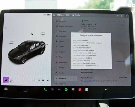 Тесла Model Y, объемом двигателя 0 л и пробегом 1 тыс. км за 65436 $, фото 16 на Automoto.ua