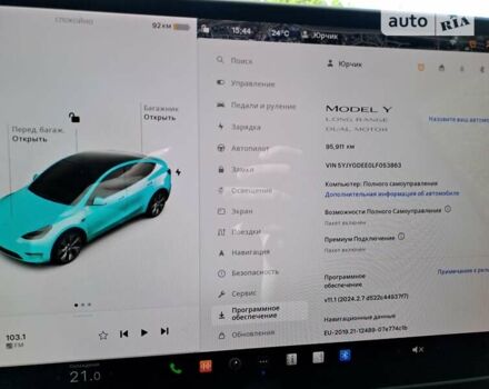 Тесла Model Y, об'ємом двигуна 0 л та пробігом 95 тис. км за 38000 $, фото 20 на Automoto.ua