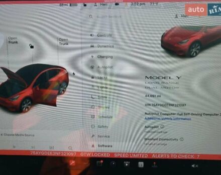 Тесла Model Y, объемом двигателя 0 л и пробегом 70 тыс. км за 10500 $, фото 8 на Automoto.ua