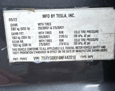 Тесла Model Y 2022 в Львове на Automoto.ua Тесла Model Y, объемом двигателя 0 л и пробегом 88 тыс. км за 26900 $, фото 35 на Automoto.ua