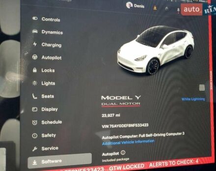 Тесла Model Y, объемом двигателя 0 л и пробегом 23 тыс. км за 12000 $, фото 8 на Automoto.ua