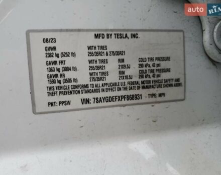 Тесла Model Y, об'ємом двигуна 0 л та пробігом 38 тис. км за 20500 $, фото 11 на Automoto.ua
