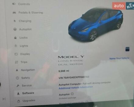 Тесла Model Y, об'ємом двигуна 0 л та пробігом 9 тис. км за 12800 $, фото 8 на Automoto.ua