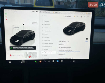 Тесла Model Y, объемом двигателя 0 л и пробегом 25 тыс. км за 25700 $, фото 11 на Automoto.ua