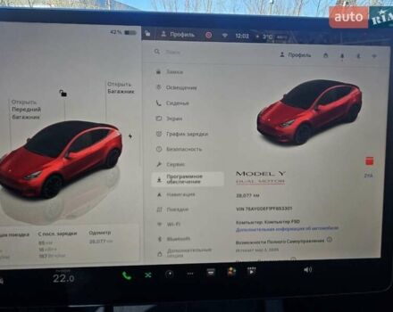 Тесла Model Y, об'ємом двигуна 0 л та пробігом 28 тис. км за 28300 $, фото 15 на Automoto.ua
