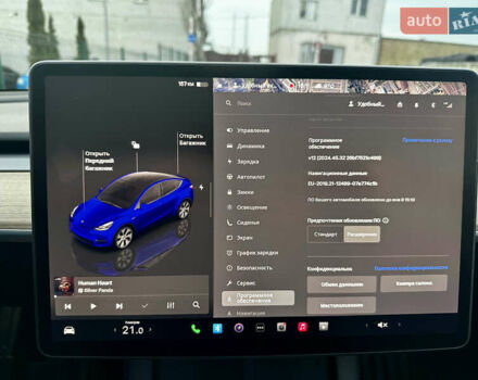 Тесла Model Y, объемом двигателя 0 л и пробегом 15 тыс. км за 28200 $, фото 13 на Automoto.ua