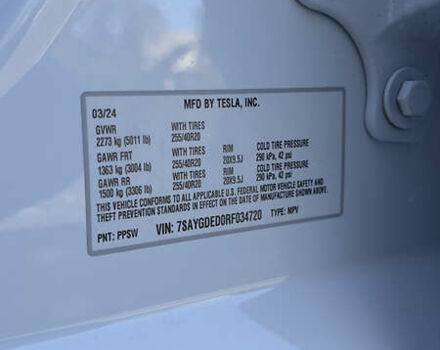 Тесла Model Y, об'ємом двигуна 0 л та пробігом 8 тис. км за 29900 $, фото 34 на Automoto.ua