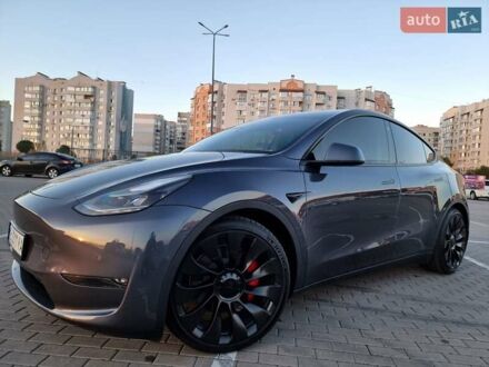 Тесла Model Y 2022 в Виннице на Automoto.ua Тесла Model Y, объемом двигателя 0 л и пробегом 2 тыс. км за 35500 $, фото 1 на Automoto.ua
