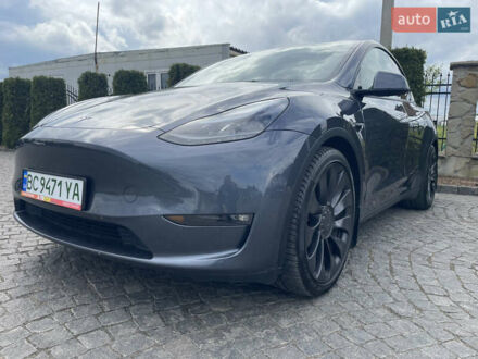Тесла Model Y 2022 в Львове на Automoto.ua Тесла Model Y, объемом двигателя 0 л и пробегом 150 тыс. км за 21900 $, фото 1 на Automoto.ua