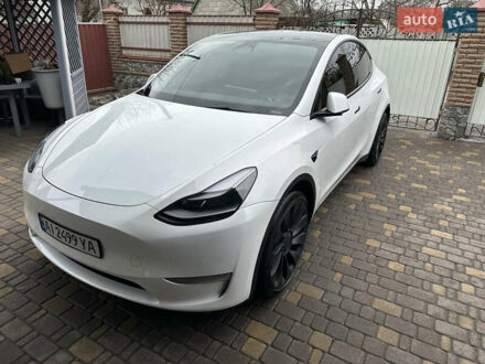 Тесла Model Y 2022 в Белой Церкве на Automoto.ua Тесла Model Y, объемом двигателя 0 л и пробегом 19 тыс. км за 37100 $, фото 1 на Automoto.ua