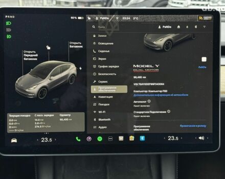 Серый Тесла Model Y, объемом двигателя 0 л и пробегом 98 тыс. км за 29490 $, фото 17 на Automoto.ua