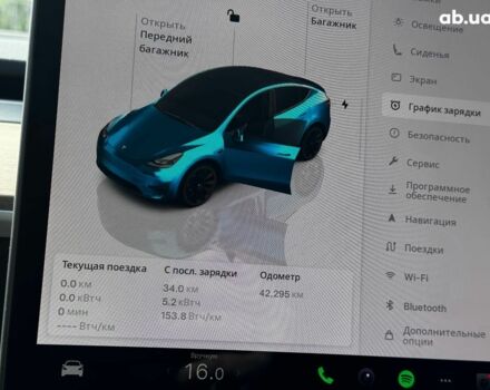Сірий Тесла Model Y, об'ємом двигуна 0 л та пробігом 42 тис. км за 31490 $, фото 11 на Automoto.ua