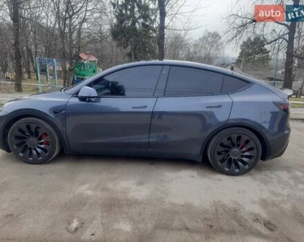 Серый Тесла Model Y, объемом двигателя 0 л и пробегом 48 тыс. км за 24900 $, фото 39 на Automoto.ua