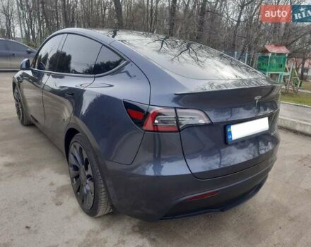 Серый Тесла Model Y, объемом двигателя 0 л и пробегом 48 тыс. км за 24900 $, фото 60 на Automoto.ua