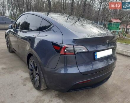 Сірий Тесла Model Y, об'ємом двигуна 0 л та пробігом 48 тис. км за 33500 $, фото 60 на Automoto.ua