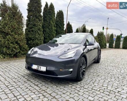 Тесла Model Y 2020 у Києві на Automoto.ua Сірий Тесла Model Y, об'ємом двигуна 0 л та пробігом 95 тис. км за 22700 $, фото 1 на Automoto.ua