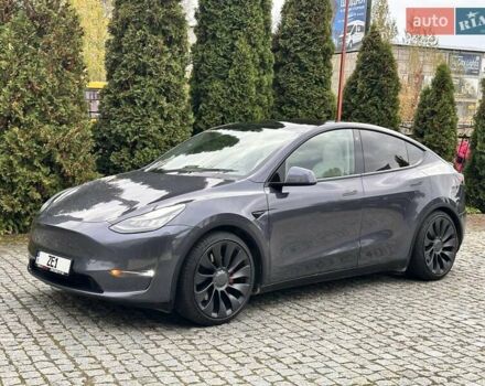 Тесла Model Y 2020 у Києві на Automoto.ua Сірий Тесла Model Y, об'ємом двигуна 0 л та пробігом 95 тис. км за 22700 $, фото 2 на Automoto.ua