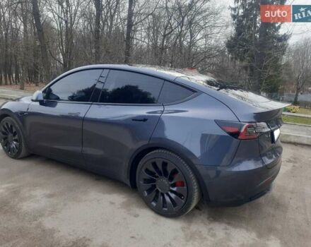 Серый Тесла Model Y, объемом двигателя 0 л и пробегом 48 тыс. км за 24900 $, фото 75 на Automoto.ua