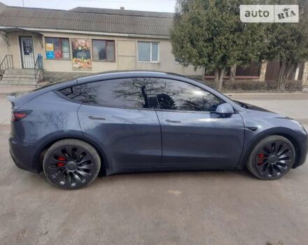 Серый Тесла Model Y, объемом двигателя 0 л и пробегом 48 тыс. км за 28500 $, фото 79 на Automoto.ua