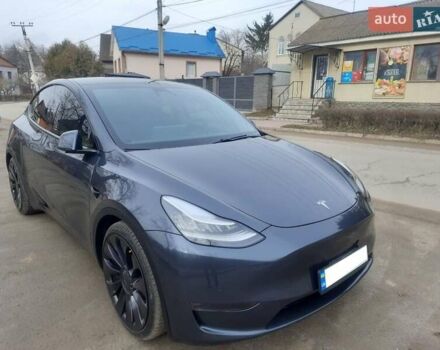 Серый Тесла Model Y, объемом двигателя 0 л и пробегом 48 тыс. км за 24900 $, фото 63 на Automoto.ua