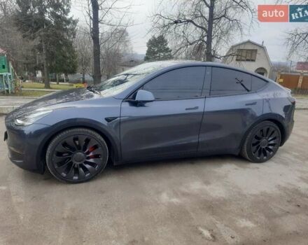 Серый Тесла Model Y, объемом двигателя 0 л и пробегом 48 тыс. км за 28500 $, фото 59 на Automoto.ua