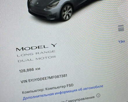 Серый Тесла Model Y, объемом двигателя 0 л и пробегом 128 тыс. км за 20300 $, фото 11 на Automoto.ua
