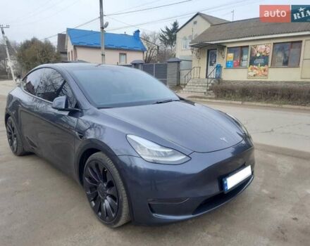Серый Тесла Model Y, объемом двигателя 0 л и пробегом 48 тыс. км за 24900 $, фото 10 на Automoto.ua