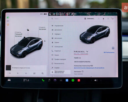 Сірий Тесла Model Y, об'ємом двигуна 0 л та пробігом 75 тис. км за 26499 $, фото 33 на Automoto.ua