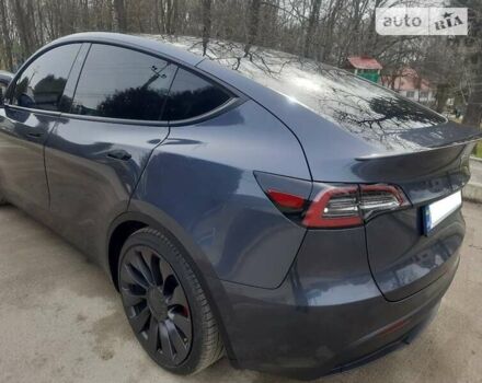 Серый Тесла Model Y, объемом двигателя 0 л и пробегом 48 тыс. км за 28500 $, фото 58 на Automoto.ua