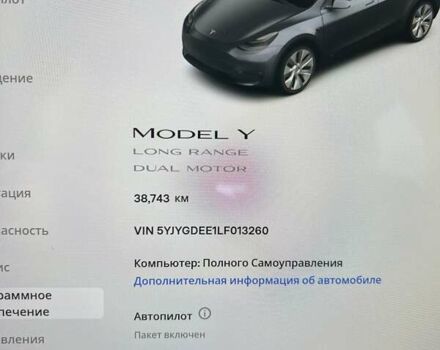 Серый Тесла Model Y, объемом двигателя 0 л и пробегом 38 тыс. км за 55555 $, фото 9 на Automoto.ua
