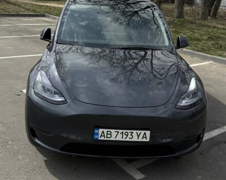 Серый Тесла Model Y, объемом двигателя 0 л и пробегом 96 тыс. км за 27500 $, фото 1 на Automoto.ua