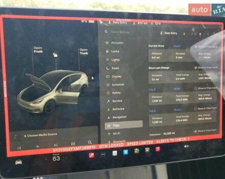 Серый Тесла Model Y, объемом двигателя 0 л и пробегом 85 тыс. км за 8900 $, фото 8 на Automoto.ua