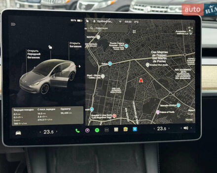 Серый Тесла Model Y, объемом двигателя 0 л и пробегом 98 тыс. км за 29490 $, фото 15 на Automoto.ua