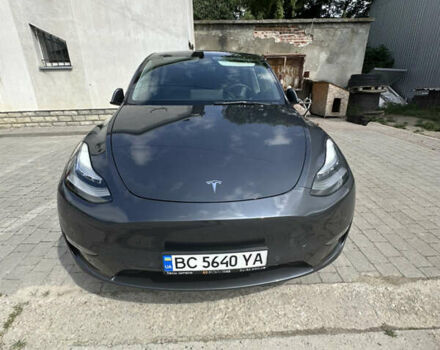 Серый Тесла Model Y, объемом двигателя 0 л и пробегом 55 тыс. км за 29000 $, фото 5 на Automoto.ua