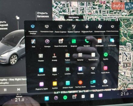 Серый Тесла Model Y, объемом двигателя 0 л и пробегом 38 тыс. км за 28900 $, фото 3 на Automoto.ua