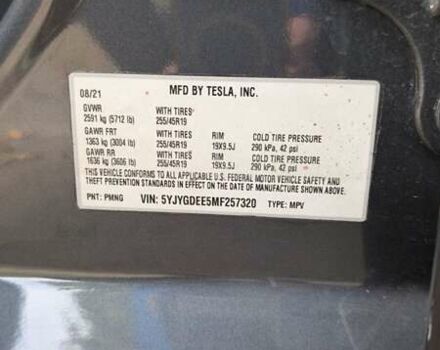 Сірий Тесла Model Y, об'ємом двигуна 0 л та пробігом 152 тис. км за 21000 $, фото 36 на Automoto.ua