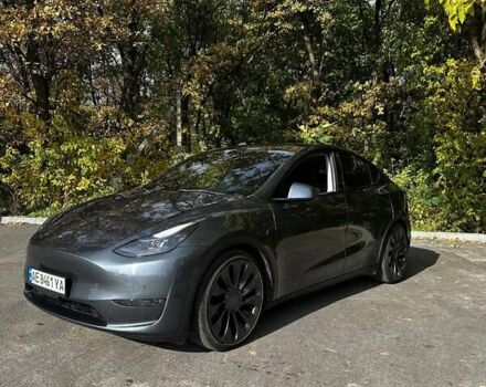 Тесла Model Y 2021 в Каменское - Днепродзержинск на Automoto.ua Серый Тесла Model Y, объемом двигателя 0 л и пробегом 62 тыс. км за 29000 $, фото 7 на Automoto.ua