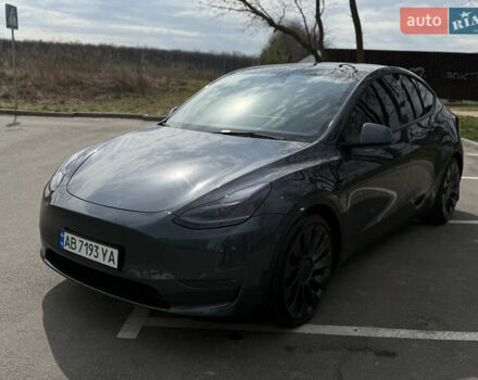 Серый Тесла Model Y, объемом двигателя 0 л и пробегом 96 тыс. км за 27500 $, фото 36 на Automoto.ua