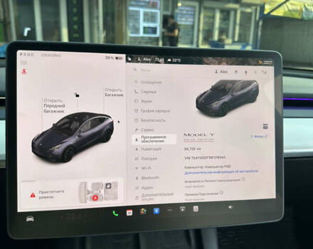 Серый Тесла Model Y, объемом двигателя 0 л и пробегом 58 тыс. км за 29999 $, фото 15 на Automoto.ua