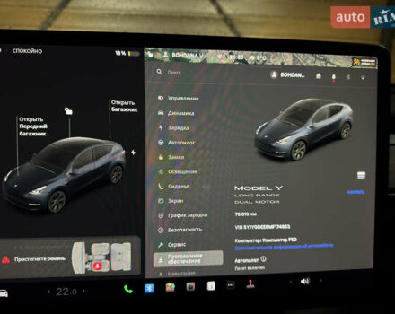 Серый Тесла Model Y, объемом двигателя 0 л и пробегом 78 тыс. км за 28000 $, фото 16 на Automoto.ua