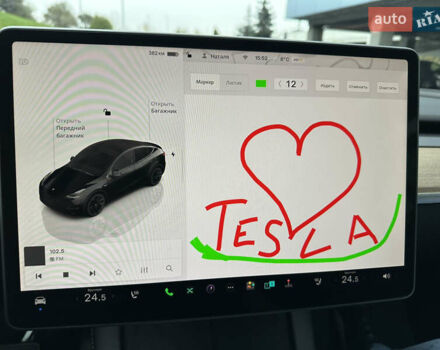 Серый Тесла Model Y, объемом двигателя 0 л и пробегом 95 тыс. км за 24900 $, фото 23 на Automoto.ua