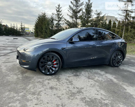 Серый Тесла Model Y, объемом двигателя 0 л и пробегом 22 тыс. км за 44800 $, фото 4 на Automoto.ua