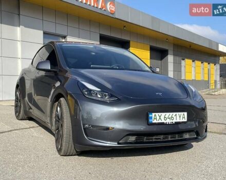 Тесла Model Y 2022 в Харькове на Automoto.ua Серый Тесла Model Y, объемом двигателя 0 л и пробегом 45 тыс. км за 28300 $, фото 1 на Automoto.ua