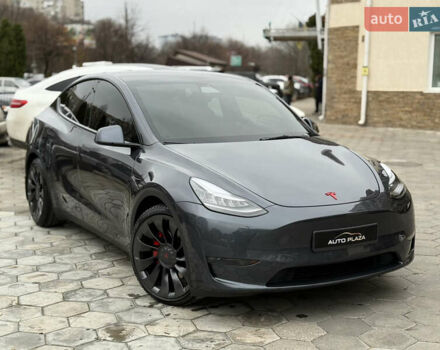 Серый Тесла Model Y, объемом двигателя 0 л и пробегом 53 тыс. км за 28000 $, фото 14 на Automoto.ua